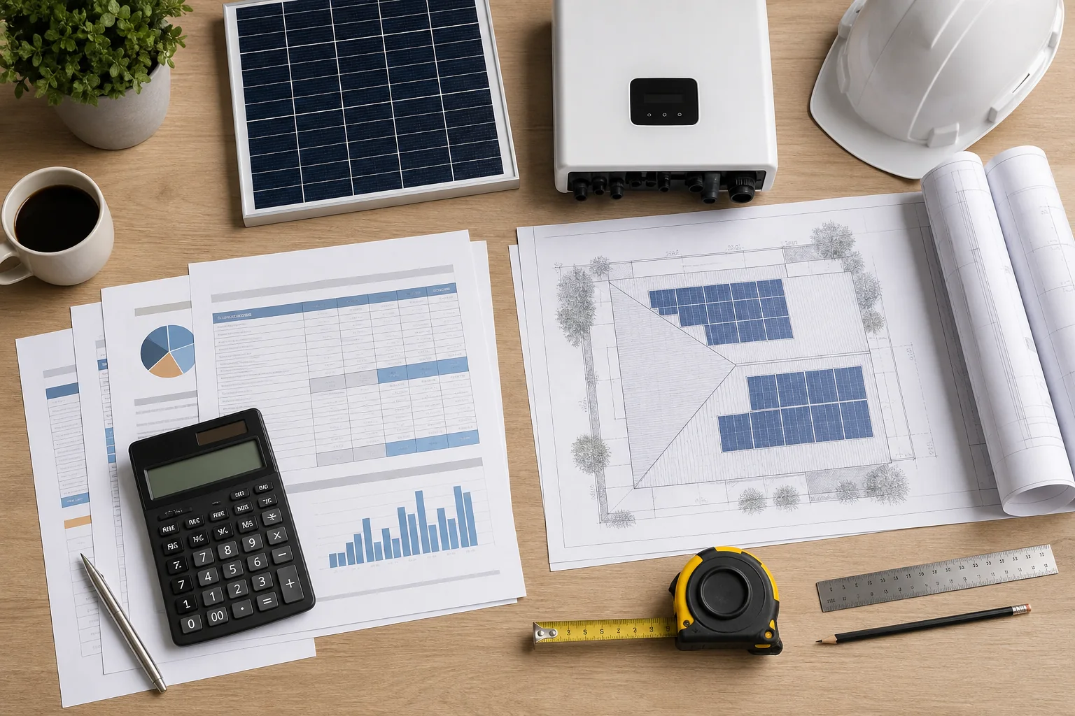 Préparation technique et budgétaire d’une installation solaire