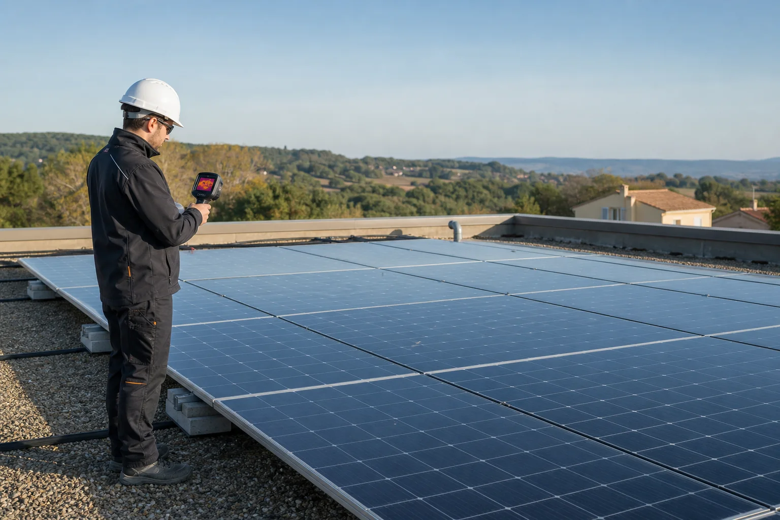 Contrôle thermique de panneaux photovoltaïques